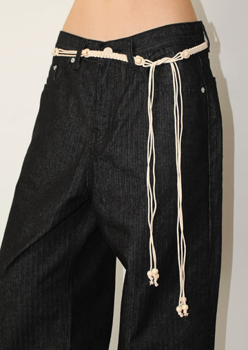 BOHEMIAN WOOD STRAP BELT